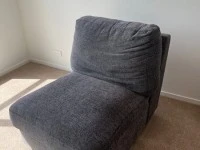Soft Smoke grey sofa bed