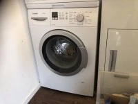 Bosch Avantixx washing machine and dryer with stacking kit with tray