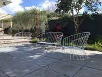 Wire outdoor furniture sofa, wire outdoor furniture chair, wire outdoo...