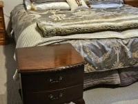 1 bedsize tables, 1 bedside table