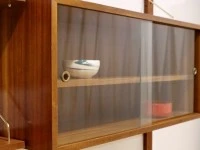 Mid Century Large Wall Units. 370cm WIDE. 214cm H.