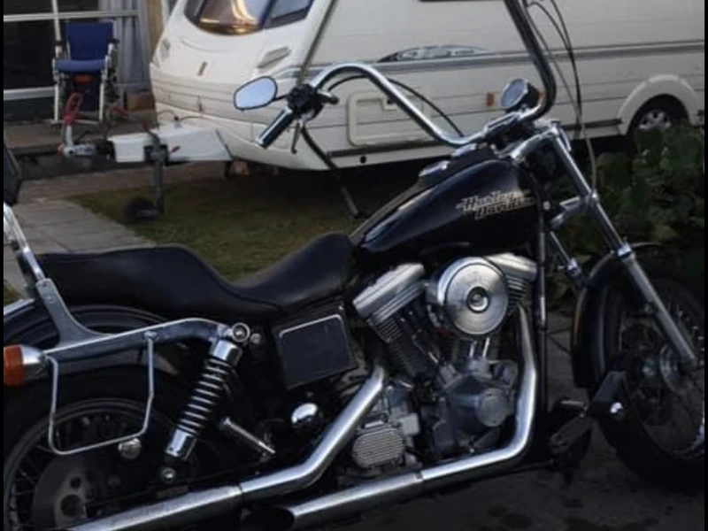 Motorcycle Harley Super Glide fed Dyna