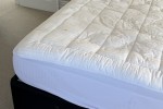 Queen bed, Chest of drawers, Rug
