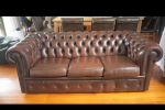 3 seater leather couch