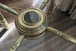 Large Luxury Gemstone World Globe on Brass Stand with Compass – 106cm ...