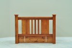 Top Quality Woodpeckers Solid Recycled Rimu Headboard - Queen