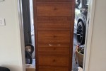 Tall wooden drawers