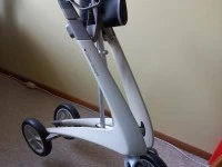 Rollator folded