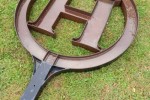 Corten Steel Sign with History *SOLID/HUGE/HEAVY*