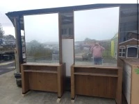 Salon Mirror Station 2.3M high & 1.35M wide