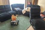 Corner couch, Drawer, Large tv unit