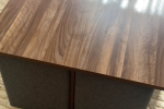 Double bed, Coffee table, Boxes, Bar table