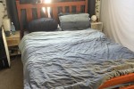 Three sitters plus single sitter sofa, bed frame, washing machine, fri...