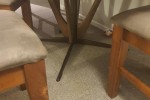 Dining table, Dining chair, Dining chair, Dining chair, Dining chair