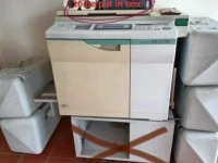 Risograph printer, 6 x cartridge boxes each the following size