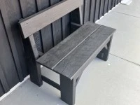 Outdoor Table and bench chairs, Workbench, Bookshelf, Cabinet 1/2, Cab...