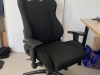 Double bed, Desk, Office Chair