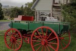Old fashioned horse wagon