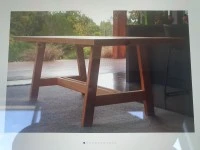 Dining table and bench seat