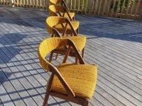 Kai Kristiansen dining chairs x 4