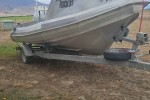 Small boat 6 meter pontoon
