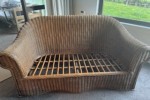 Wicker 2 seat sofa
