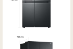 Lg 635 MBL side by side fridge