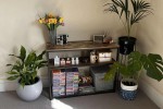 Cabinet, Double bed with box frame (2), Dresser, cabinet, couch, Books...