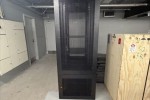 Empty server cabinet