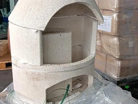 Concrete Outdoor Fireplace