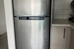 Queen mattress, Sofa, Fridge