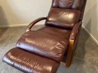 LazBoy Rocker Recliner - Genuine Leather, Harbor Town, there are 2 laz...