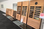 1 person sauna dismantled into panels