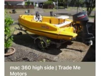 Motor boat Mac 360 360cm long