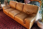 3 seater leather sofa bed
