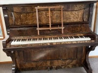 Upright overstrung piano William Sames Limited 100 years old