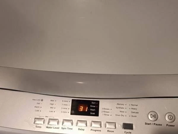 Double bed, Washing machine