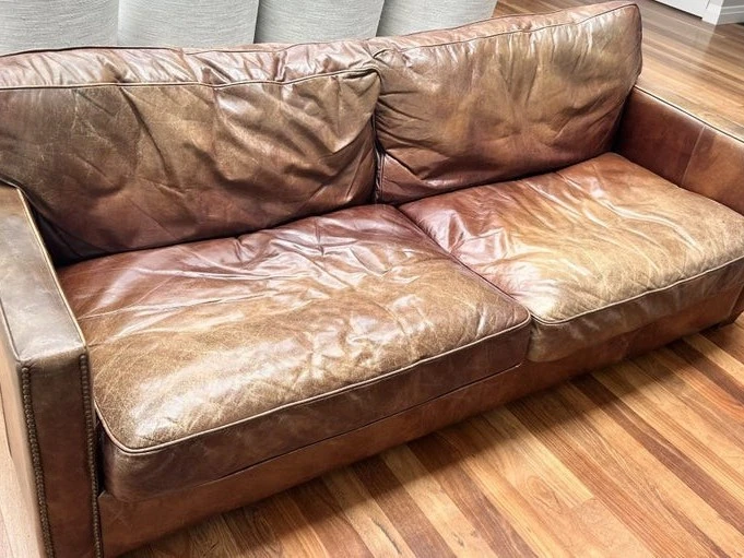 Madison style 3 Seater leather