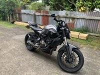 Motorcycle Yamaha MT-07 2016