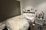 Queen bed, 2 bedside tables, 1 bedframe, 1 mirror, 1 Chest of draws