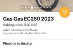 Motorcycle Gasgas Ec250