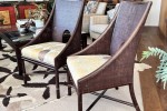 Barbara Barry Caned Armchairs x 2 (2)