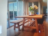 Dining table and bench seat