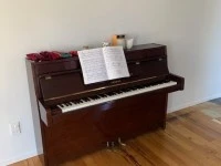 Upright Yamaha piano