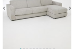 2.5 seat sofa with pull out bed and chaise