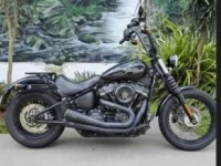 Motorcycle Harley Street bob