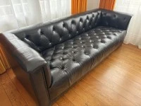 Black Leather Couch