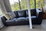 Leather couch 3 seater