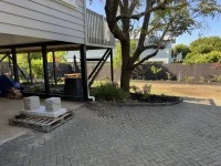 Stone bench for the garden