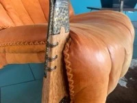 Pacific Green Leather chair, Pacific Green Leather chair